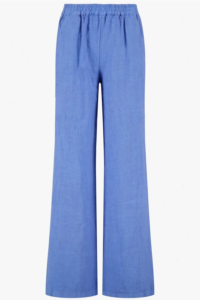 LINNEN BROEK 0303 062 2015 LAVENDERBLAUW